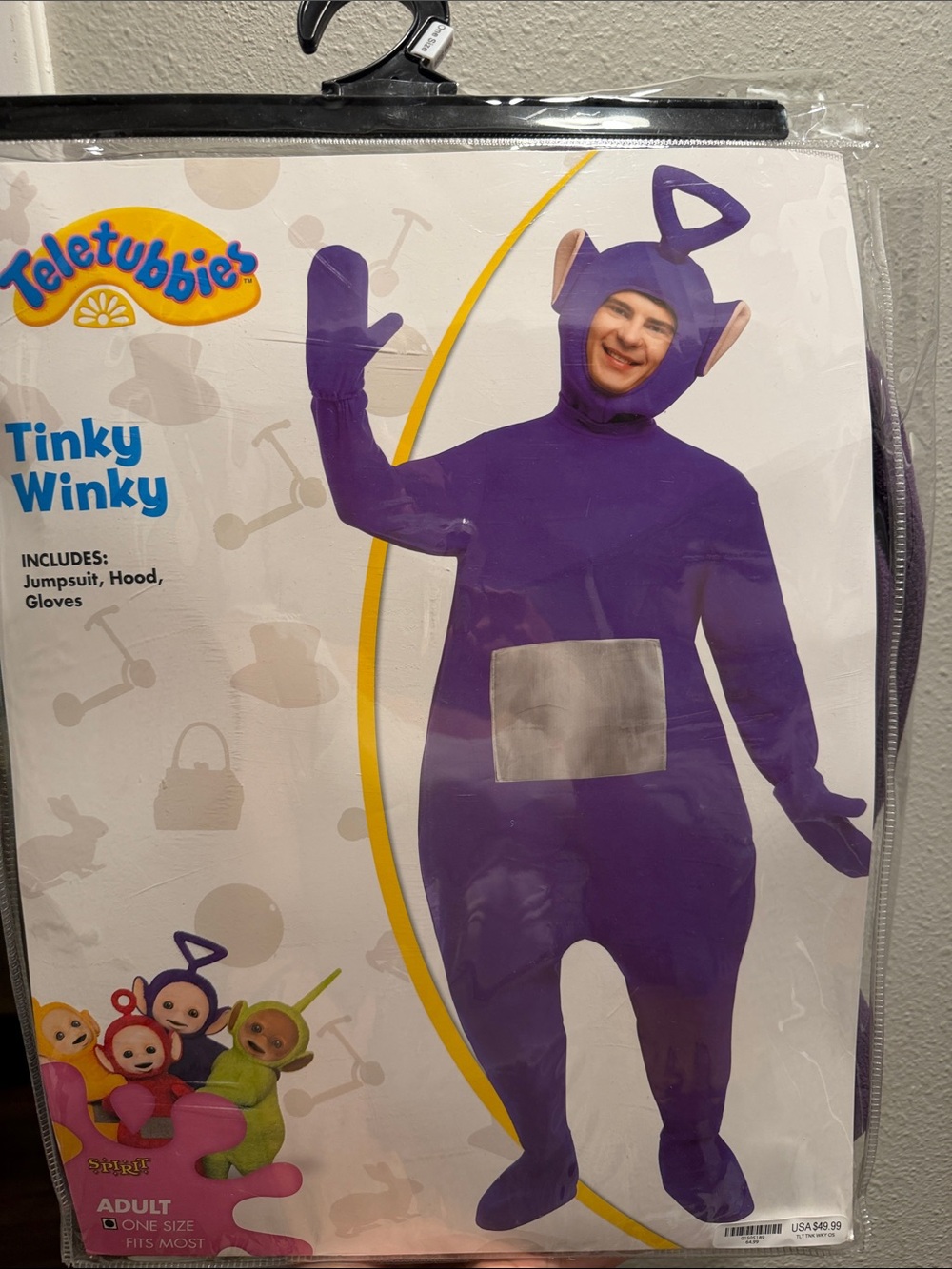 Tinky Winky adult Costume - Purple